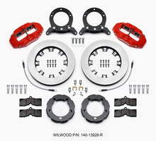 गैलरी व्यूवर में इमेज लोड करें, Wilwood D8 Front Hat Kit 12.19in Rotor Red 76-77 Ford Bronco Dana 44 w/Lines
