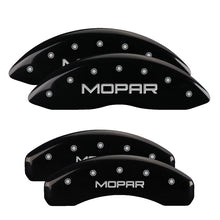 Cargar imagen en el visor de la galería, MGP 4 Caliper Covers Engraved F &amp; R C4/Corvette Black Finish Silver Char 1988 Chevrolet Corvette