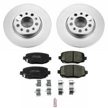 Carica l&#39;immagine nel visualizzatore di Gallery, Power Stop 16-18 Fiat 500X Rear Z17 Evolution Geomet Coated Brake Kit
