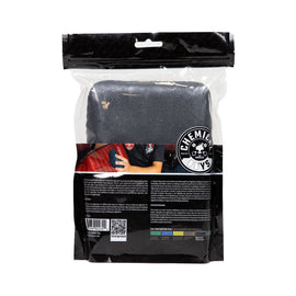 Chemical Guys Workhorse Premium Microfiber Applicator - 5in x 3in x 1.5in - Black - 2 Pack - Single