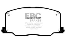 Carica l&#39;immagine nel visualizzatore di Gallery, EBC 90-91 Lexus ES250 2.5 Yellowstuff Front Brake Pads