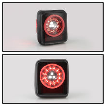 Carica l&#39;immagine nel visualizzatore di Gallery, Spyder 19-20 Jeep Wrangler - Full LED Tail Lights - Seq Turn Sign - Black Smoke ALT-YD-JW19-SEQ-BSM