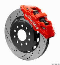 गैलरी व्यूवर में इमेज लोड करें, Wilwood AERO6 Front Hat Kit 14.00 Red 2018-Up Jeep JL SRP w/Lines