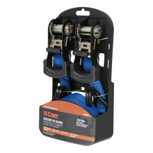 Load image into Gallery viewer, Curt 16ft Blue Cargo Straps w/J-Hooks (733lbs 2-Pack)