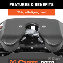 Carica l&#39;immagine nel visualizzatore di Gallery, Curt Q20 5th Wheel Hitch w/ GM Puck System Legs - 2020 Chevrolet Silverado/GMC Sierra 2500/3500HD