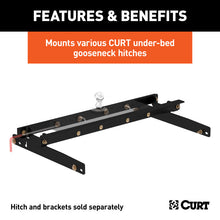 Load image into Gallery viewer, Curt 94-01 Dodge Ram 3500 Under-Bed Gooseneck Installation Brackets