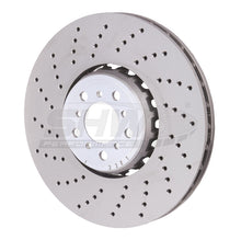 Carica l'immagine nel visualizzatore di Gallery, SHW 15-18 BMW X5 M 4.4L Left Front Cross-Drilled Lightweight Brake Rotor