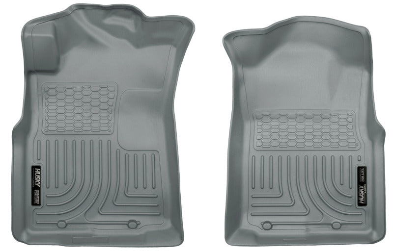 Husky Liners 05-15 Toyota Tacoma Crew/Extended/Standard Cab WeatherBeater Front Grey Floor Liners - 2to4wheels
