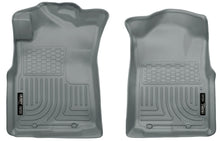 Laden Sie das Bild in den Galerie-Viewer, Husky Liners 05-15 Toyota Tacoma Crew/Extended/Standard Cab WeatherBeater Front Grey Floor Liners - 2to4wheels