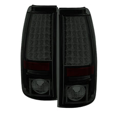 Laden Sie das Bild in den Galerie-Viewer, Spyder Chevy Silverado 1500 03-06 (Not Fit Stepside)LED Tail Lights Blk Smke ALT-YD-CS03-LED-BSM