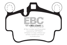 Charger l&#39;image dans la galerie, EBC 07-08 Porsche 911 (997) (Cast Iron Rotor only) 3.6 Carrera 2 Redstuff Front Brake Pads