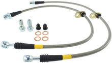 Charger l&#39;image dans la galerie, StopTech 02-12 Toyota Camry Coupe/Sedan / 04-08 Solara Rear Stainless Steel Brake Lines