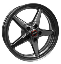 Carica l'immagine nel visualizzatore di Gallery, Race Star 92 Drag Star Bracket Racer 17x10.5 5x120 B.C./ 7 B.S. Metallic Gray Wheel