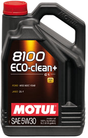 Motul 5L Synthetic Engine Oil 8100 ECO-CLEAN 5W30 image 1
