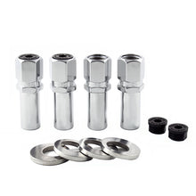 Laden Sie das Bild in den Galerie-Viewer, McGard Hex Lug Nut (Drag Racing X-Long Shank) 1/2-20 / 13/16 Hex / 2.475in. Length (4-Pack) - Chrome