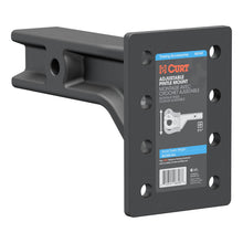 Load image into Gallery viewer, Curt Adjustable Pintle Mount (2-1/2in Shank 20000lbs 7-1/4in High 10-3/4in Long)