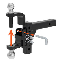 Load image into Gallery viewer, Curt Adjustable Multipurpose Ball Mount (2in Shank 2in &amp; 2-5/16in Balls)