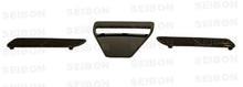 Carica l&#39;immagine nel visualizzatore di Gallery, Seibon 08-09 Mitsubishi Evo X Carbon Fiber Hood Scoop - Only Fits OEM Hoods (Not Seibon Hoods)