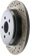 Laden Sie das Bild in den Galerie-Viewer, StopTech 03-09 Chrysler PTCruiser Tur / 03-05 Dodge Neon SRT-4 Rear Right Slotted &amp; Drilled Rotor