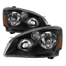 गैलरी व्यूवर में इमेज लोड करें, Xtune Nissan Altima 05-06 Halogen Model Only OEM Style Black Bezel Headlights HD-JH-NA05-AM-BK
