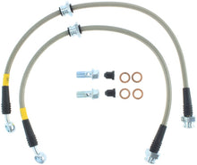 Laden Sie das Bild in den Galerie-Viewer, StopTech 00-06 Nissan Sentra Stainless Steel Front Brake Lines