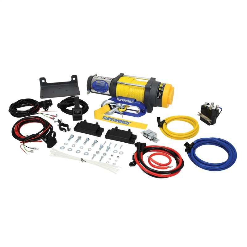 Superwinch 4500 LBS 12 VDC 1/4in x 55ft Synthetic Rope Terra 45SR Winch