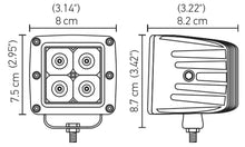 Charger l&#39;image dans la galerie, Hella HVF Cube 4 LED Off Road Kit - 3.1in 2X12W