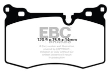 Charger l&#39;image dans la galerie, EBC 09-14 Mini Hardtop 1.6 Turbo J.C Works Yellowstuff Front Brake Pads