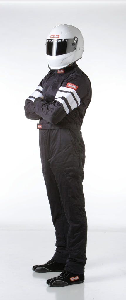 RaceQuip Black SFI-5 Suit - Medium - 2to4wheels