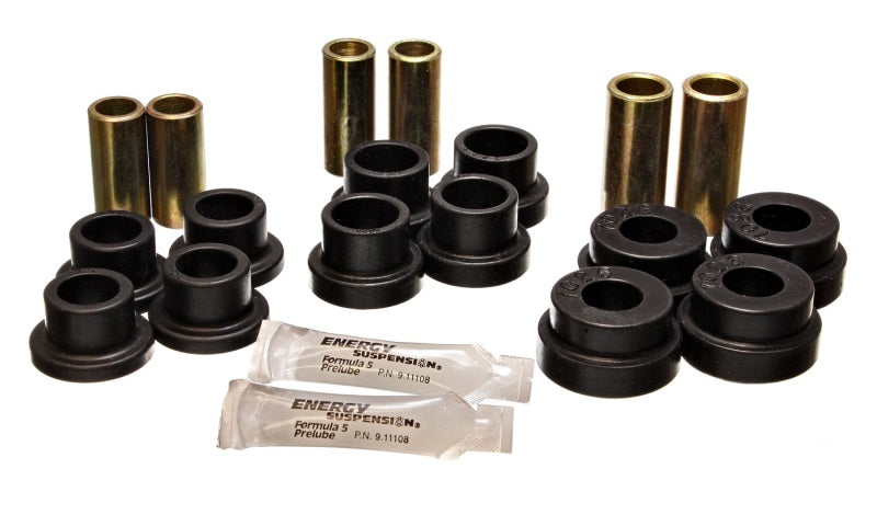 Energy Suspension 64-75 BMW 2002 Black Front Control Arm Bushing Set - 2to4wheels