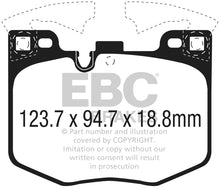 Laden Sie das Bild in den Galerie-Viewer, EBC 2017+ BMW 530 2.0L Turbo (G30) Yellowstuff Front Brake Pads