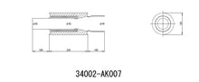 Carica l&#39;immagine nel visualizzatore di Gallery, HKS UNIVERSAL EX H/M SUS 130-65 (MOQ: 8pcs)
