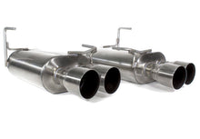 Load image into Gallery viewer, Perrin 11+ Subaru STi/WRX Sedan Brushed Dual Tube Cat-Back Exhaust w/ Quad Straight Cut Tips