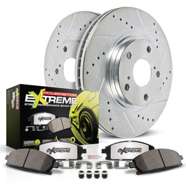 Power Stop 11-14 Ford Mustang Rear Z26 Street Warrior Brake Kit - 2to4wheels