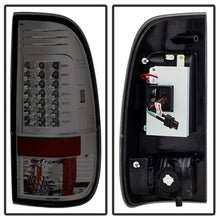 Charger l&#39;image dans la galerie, Spyder Ford Super Duty 08-15 Version 2 LED Tail Lights Smoke ALT-YD-FS07-LED-G2-SM