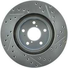 Laden Sie das Bild in den Galerie-Viewer, StopTech Select Sport 13-15 Subaru BRZ Slotted / Drilled Right Front Rotor