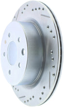 Carica l&#39;immagine nel visualizzatore di Gallery, StopTech Select Sport Nissan Slotted and Drilled Right Rear Rotor