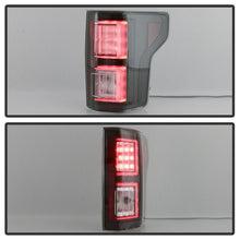 Carica l&#39;immagine nel visualizzatore di Gallery, Spyder 18-19 Ford F-150 (w/Blind Spot Sensor) LED Tail Lights - Black (ALT-YD-FF15018-LED-BK)