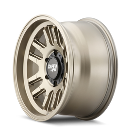 Dirty Life 9310 Canyon 17x9 / 6x139.7 BP / 0mm Offset / 106mm Hub Satin Gold Wheel