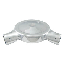 Carica l&#39;immagine nel visualizzatore di Gallery, Spectre Low Profile Air Box 14in. OD x 5-13/32in. H / 120 Degree Inlet - Chrome