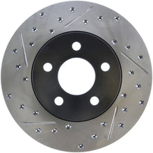 Carica l&#39;immagine nel visualizzatore di Gallery, StopTech Slotted &amp; Drilled Sport Brake Rotor