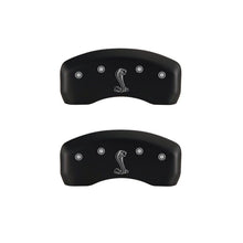 Charger l&#39;image dans la galerie, MGP 4 Caliper Covers Engraved Front &amp; Rear Tiffany Snake Red finish silver ch