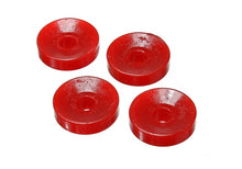 Cargar imagen en el visor de la galería, Energy Suspension 06-11 Honda Civic Red Rear Upper Shock Bushing Set
