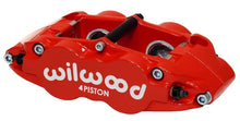 Carica l&#39;immagine nel visualizzatore di Gallery, Wilwood Caliper-Narrow Superlite 4R - Red 1.75/1.75in Pistons 1.10in Disc