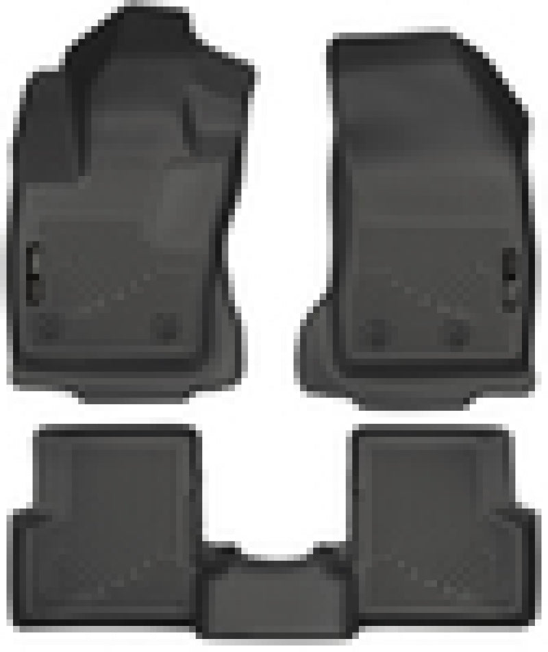 Husky Liners 2015 Jeep Renegade Weatherbeater Black Front and Second Row Floor Liners - 2to4wheels