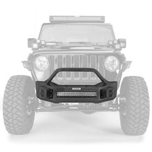 Charger l'image dans la galerie, Go Rhino 07-20 Jeep Wrangler JL/JLU/JK/JKU/Gladiator JT Rockline Front Stubby Bumper w/ Overrider