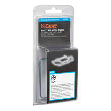 Load image into Gallery viewer, Curt 5/16in Safety Pin w/12in Chain (3in Pin Length Packaged)