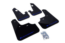 Charger l'image dans la galerie, Rally Armor 2007+ Mitsubishi Lancer (doesn't fit Sportback) UR Black Mud Flap w/ Blue Logo