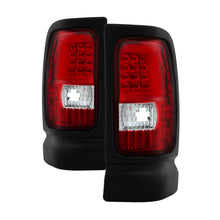 गैलरी व्यूवर में इमेज लोड करें, xTune Dodge Ram 1500 94-01 Tail Lights - Light Bar LED - Black ALT-ON-DRAM94V3-LBLED-RC