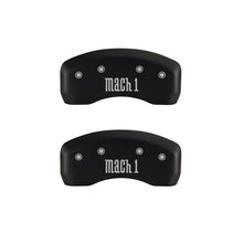 गैलरी व्यूवर में इमेज लोड करें, MGP 4 Caliper Covers Engraved Front &amp; Rear Mach 1 Red finish silver ch